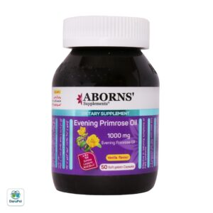 کپسول ژلاتینی روغن گل مغربی 1000 میلی گرم ابورنز