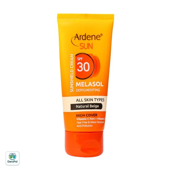 کرم ضد آفتاب SPF30 ملاسول آردن مناسب انواع پوست