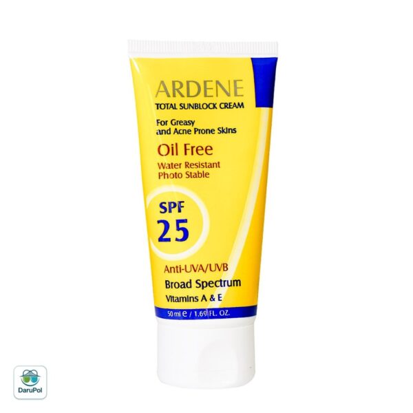 کرم ضد آفتاب SPF25 پوست چرب آردن