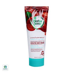 کرم کراتینه مغذی و آبرسان مو هرباسنس آردن مناسب موهای آسیب دیده و شکننده