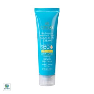 کرم ضد آفتاب رنگی SPF60 سینره فاقد چربی