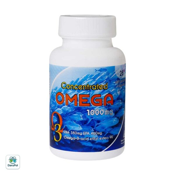 سافت ژل امگا 3 تغلیظ شده 1000 میلی گرم دانا