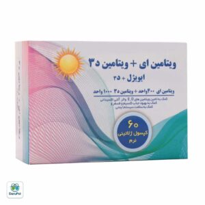 سافت ژل ایویژل ویتامین 400 E پلاس ویتامین D3 دانا