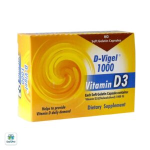 کپسول ژلاتینی ویتامین D3 دی ویژل 1000 واحد دانا