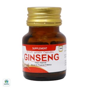 کپسول ژلاتینی جینسینگ 100 میلی گرم دانا