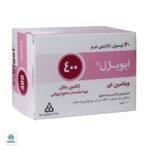 کپسول ژلاتینی نرم ویتامین E 400 واحد ایویژل دانا
