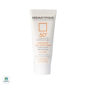ضد آفتاب بی رنگ آنتی آکنه درماتیپیک مناسب پوست چرب و جوش دار SPF 50+