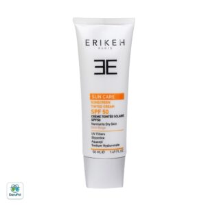 کرم ضد آفتاب SPF50 اریکه مناسب پوست‌های خشک و نرمال