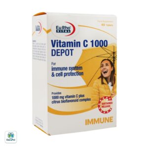 قرص ویتامین C 1000 میلی گرم دپوت یوروویتال