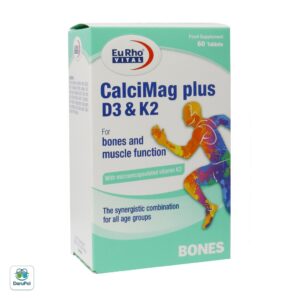 قرص کلسی مگ پلاس D3 و K2 یوروویتال