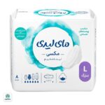 نوار بهداشتی مشبک نیمه ضخیم بالدار مای لیدی سایز بزرگ - Image 3