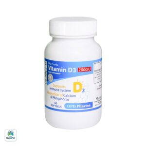 سافت ژل ویتامین D3 2000 iu او پی دی فارما