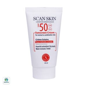 کرم ضد آفتاب SPF50 پوست نرمال تا مختلط اسکن اسکین