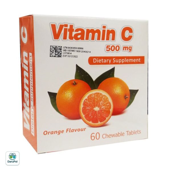 قرص جویدنی ویتامین C 500 میلی گرم سیمرغ دارو عطار
