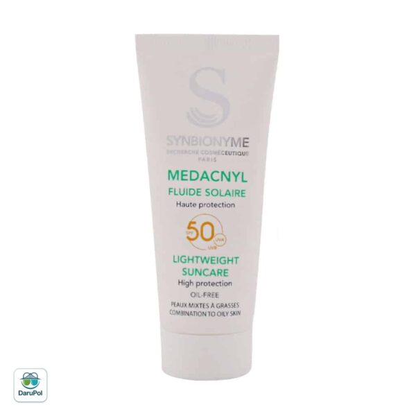 فلوئید ضدآفتاب مداکنیل سین بیونیم SPF50 مناسب پوست مختلط تا چرب