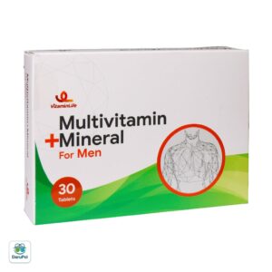 قرص مولتی ویتامین و مینرال ویتامین لایف مخصوص آقایان