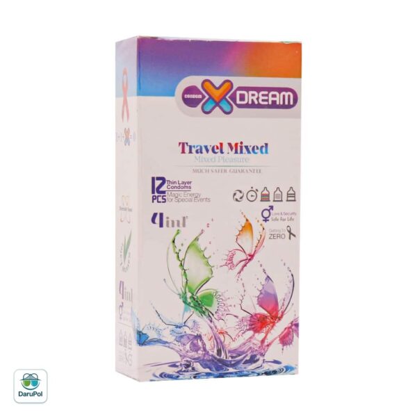 کاندوم مسافرتی ایکس دریم مدل Travel Mixed بسته