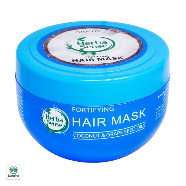 ماسک کراتینه و تقویت‌کننده مو روغن نارگیل و دانه انگور هرباسنس آردن