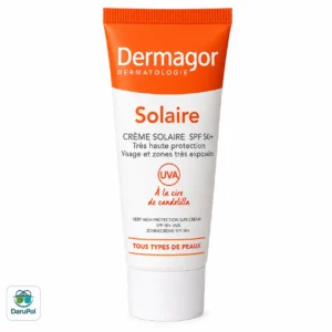 کرم ضد آفتاب بی رنگ SPF50 درماگور