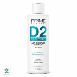 شامپو ضد شوره D2 پرایم مناسب پوست سر خشک