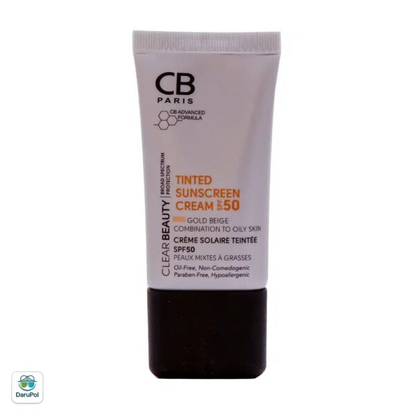 کرم ضد آفتاب SPF50 پوست مختلط تا چرب سی بی پاریس