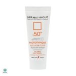 فلوئید ضد آفتاب بی رنگ آنتی آکنه درماتیپیک مناسب پوست چرب و جوش دار SPF50