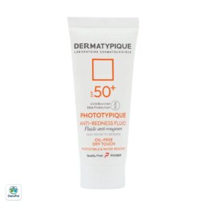 فلوئید ضد آفتاب بی رنگ پوست قرمز و حساس SPF50 درماتیپیک
