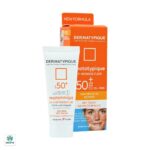فلوئید ضد آفتاب بی رنگ پوست قرمز و حساس SPF50 درماتیپیک - Image 2
