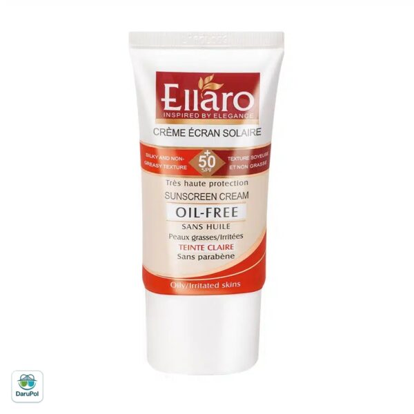 کرم ضد آفتاب فاقد چربی الارو SPF50 مناسب پوست چرب و جوش دار