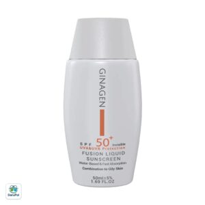 لیکوئید ضد آفتاب بی رنگ پوست چرب SPF50 ژیناژن