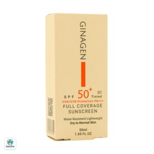 کرم ضد آفتاب رنگی پوست خشک و نرمال SPF50 ژیناژن