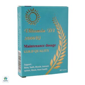 قرص ویتامین D3 2000 واحد مولتی نرمال گلد کوآلیتی