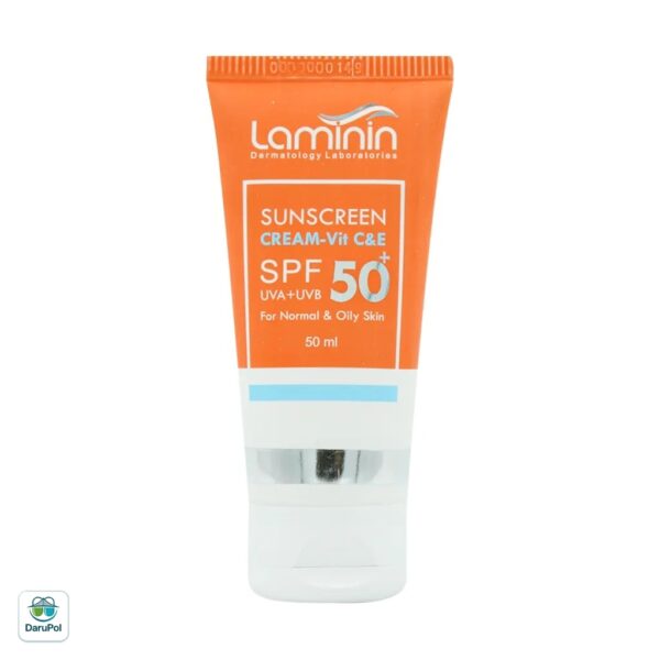 کرم ضد آفتاب SPF50 فاقد چربی لامینین مناسب پوست های چرب و معمولی