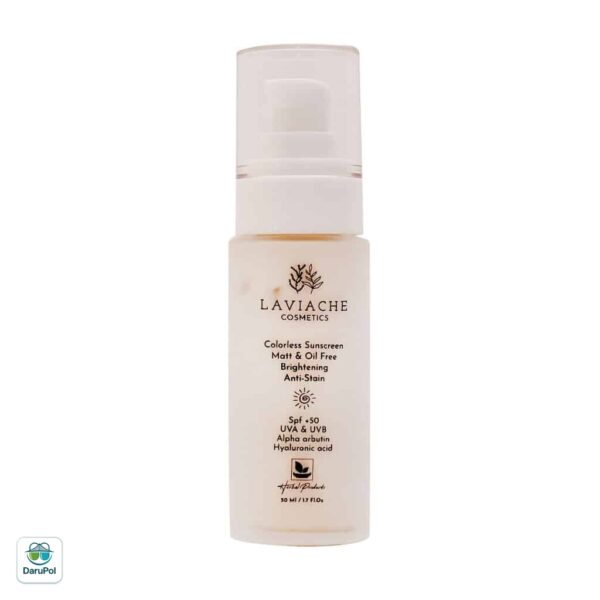کرم ضد آفتاب مات SPF50 بر پایه آب لاویاچه مناسب پوست چرب و مختلط