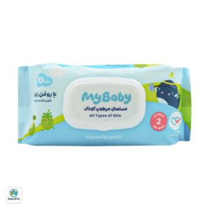 دستمال مرطوب کودک حاوی روغن زیتون مای بیبی