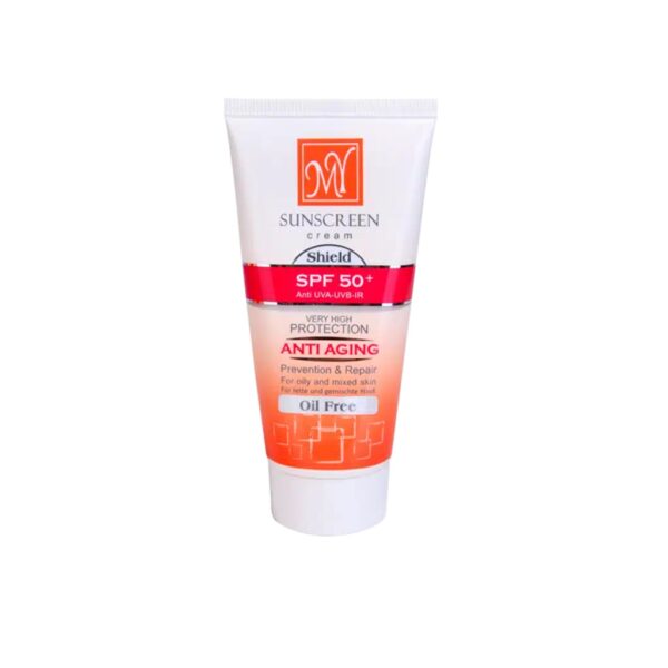 کرم ضد آفتاب بدون چربی مای ⁺SPF50 مناسب پوست های چرب و جوش دار