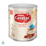 سرلاک گندم و خرما به همراه شیر نستله