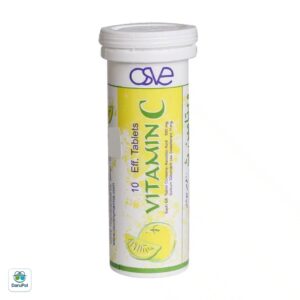 قرص جوشان ویتامین C 500 میلی گرم اسوه با طعم لیمو
