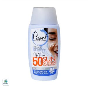 کرم ضد آفتاب SPF50 پیکسل مناسب پوست چرب و جوش دار