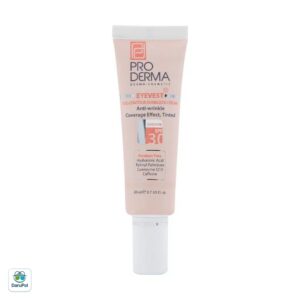 کرم ضد چروک رنگی دور چشم پرودرما SPF30