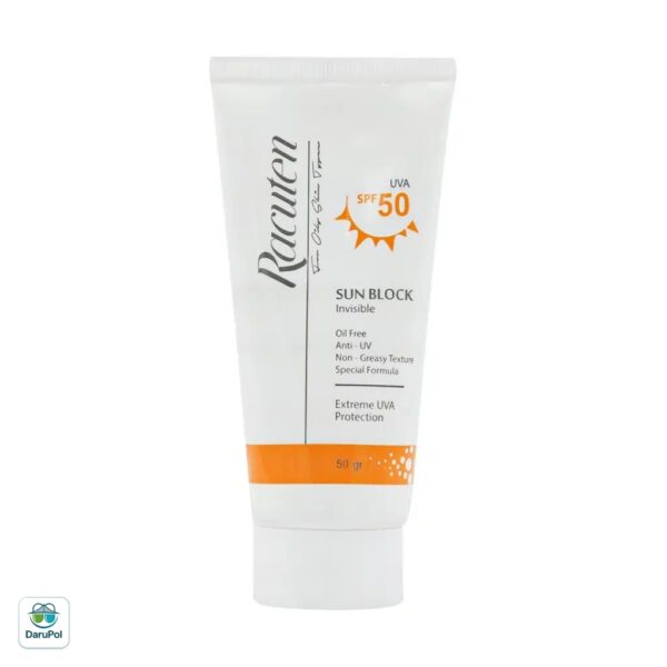 کرم ضد آفتاب SPF50 پوست چرب و مختلط راکوتن