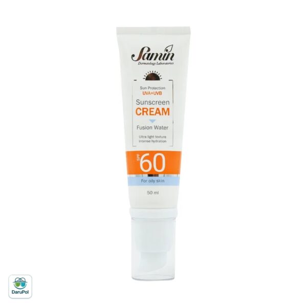 کرم ضد آفتاب فیوژن واتر پوست چرب SPF60 ثمین