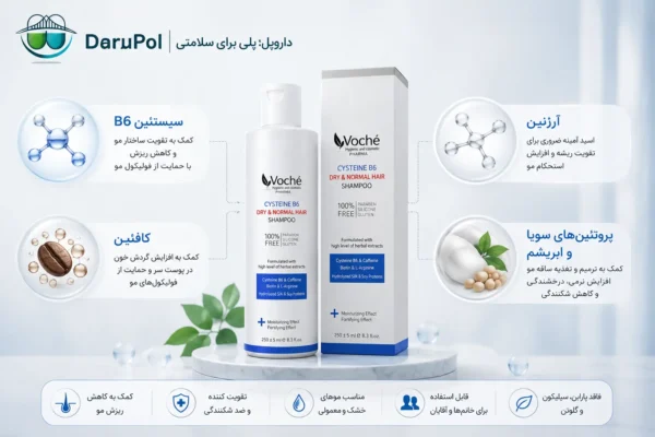 ترکیبات شامپو ضد ریزش وچه