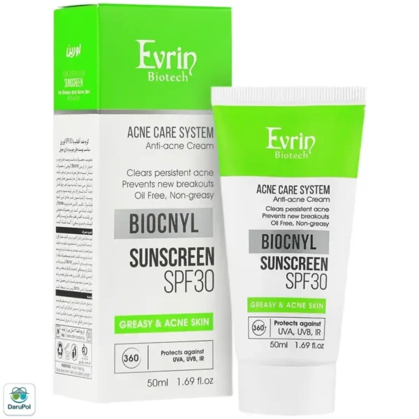 کرم ضد آفتاب پوست چرب SPF30 بایوکنیل اورین کرم ضد آفتاب پوست چرب SPF30 بایوکنیل اورین