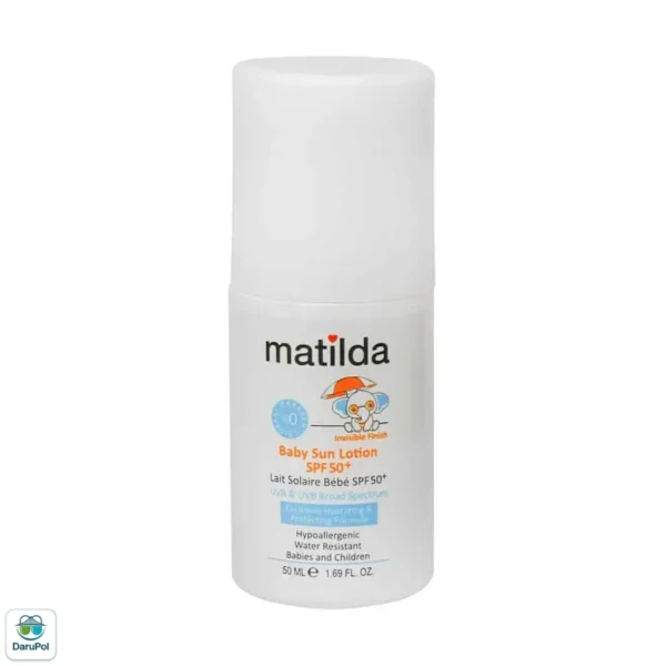 لوسیون رولی ضد آفتاب کودک SPF50 ماتیلدا