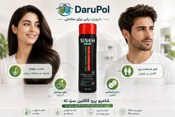 شامپو ضد ریزش ثی ثه برای زنان و مردان