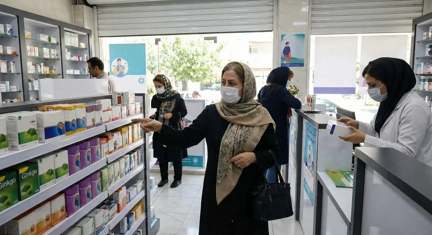 خانم میانسالی در حال خرید مکمل اصل تقویت حافظه و تمرکز