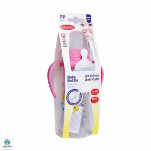 شیشه شیر دسته دار آنتی کولیک بیبی لند کد 248